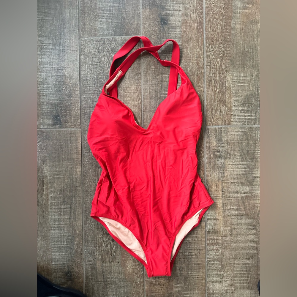 J. Crew Red Women's Bathingsuit